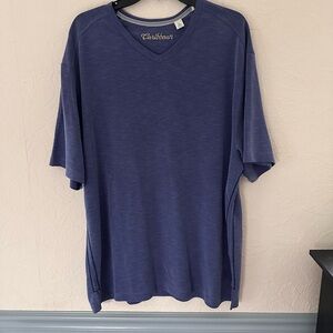 Caribbean Men's Short Sleeve Shirt in Deep Blue